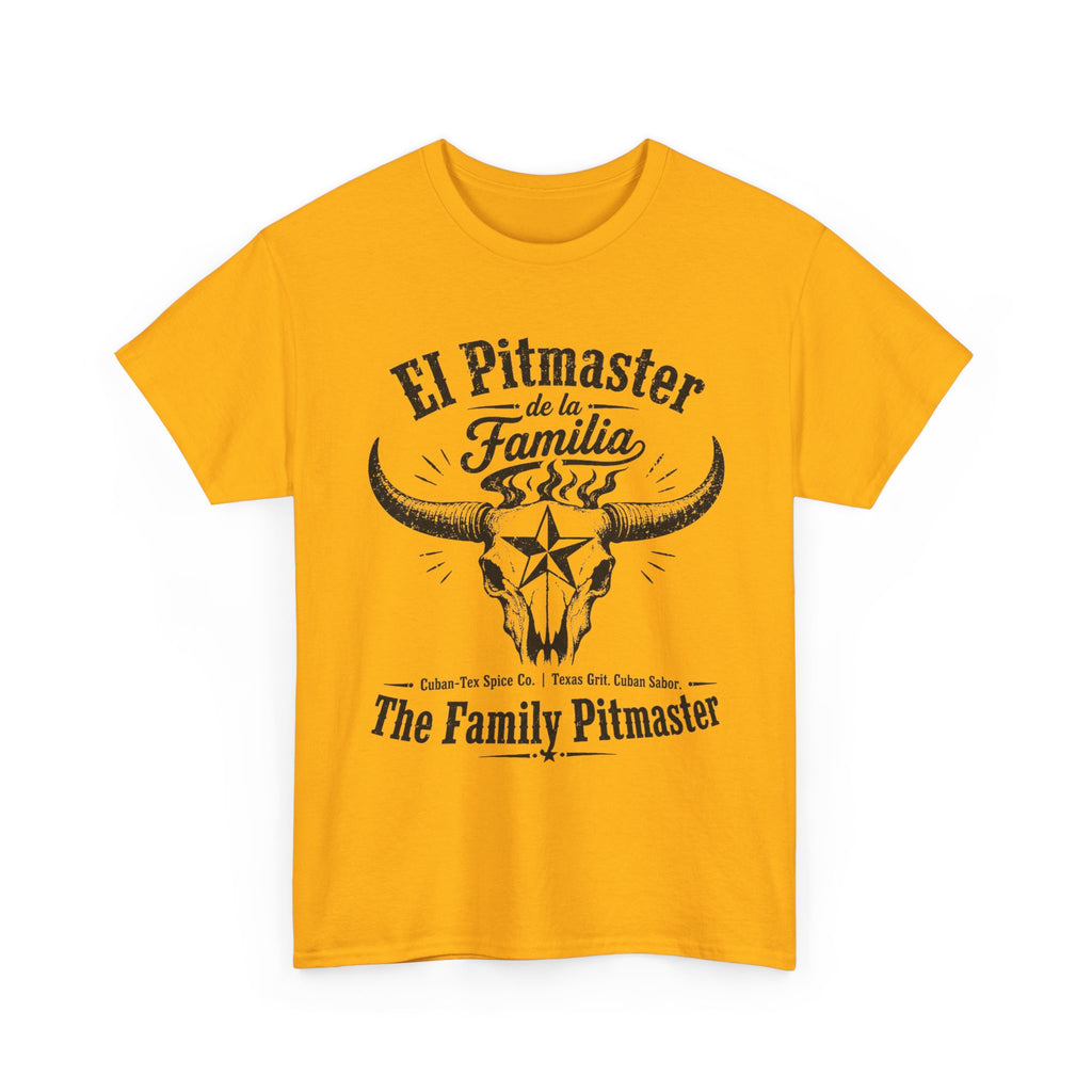 Pitmaster Tee — "El Pitmaster de la Familia" BBQ Grill Shirt