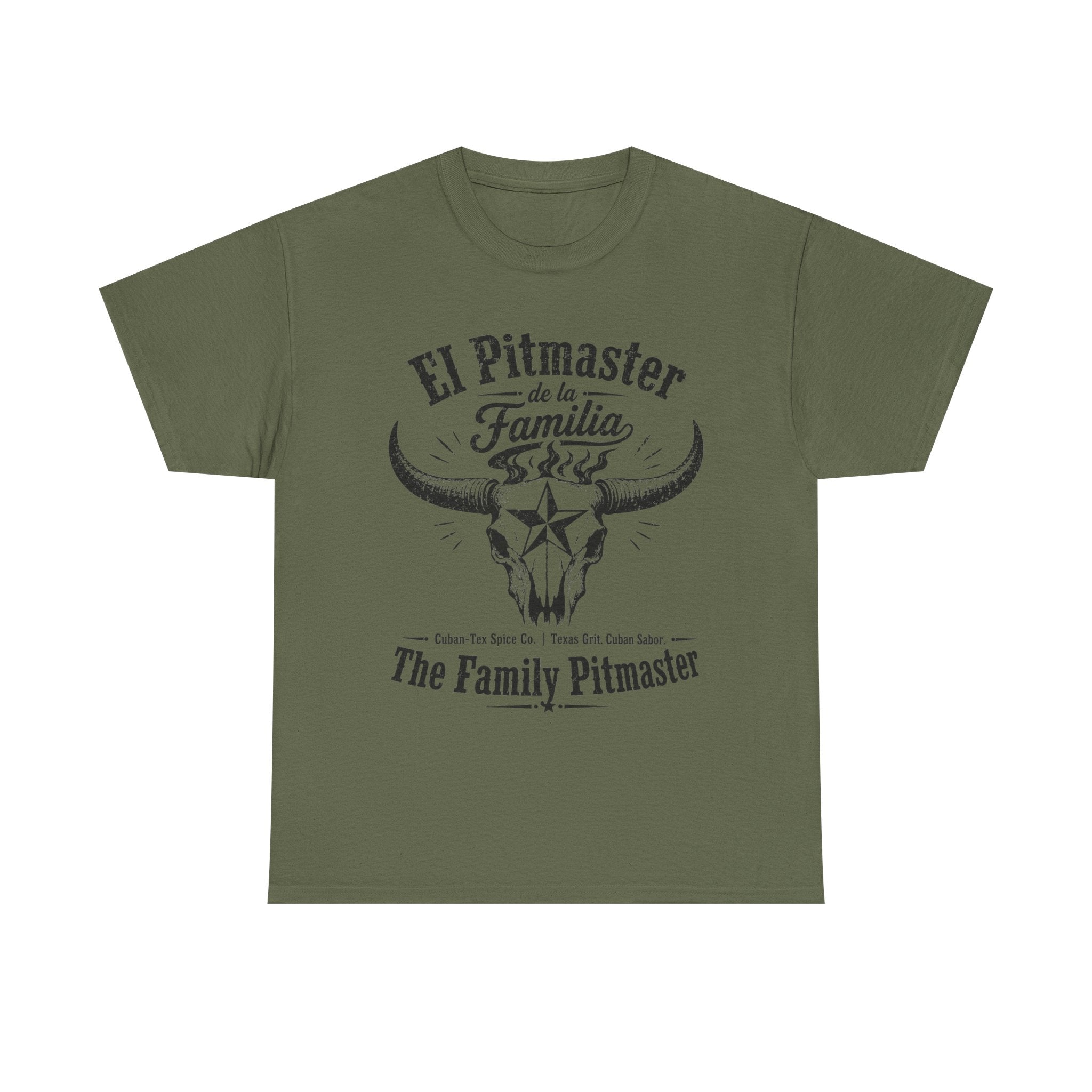 Pitmaster Tee — "El Pitmaster de la Familia" BBQ Grill Shirt