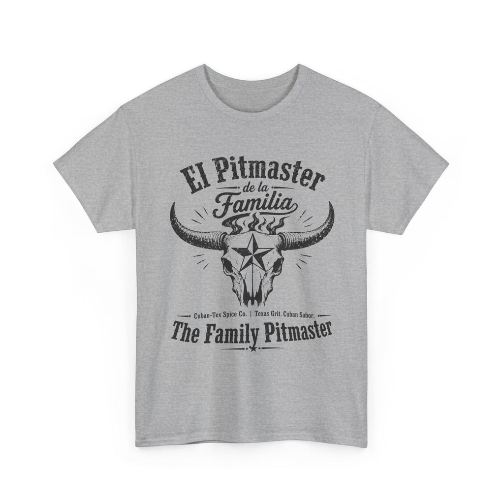 Pitmaster Tee — "El Pitmaster de la Familia" BBQ Grill Shirt