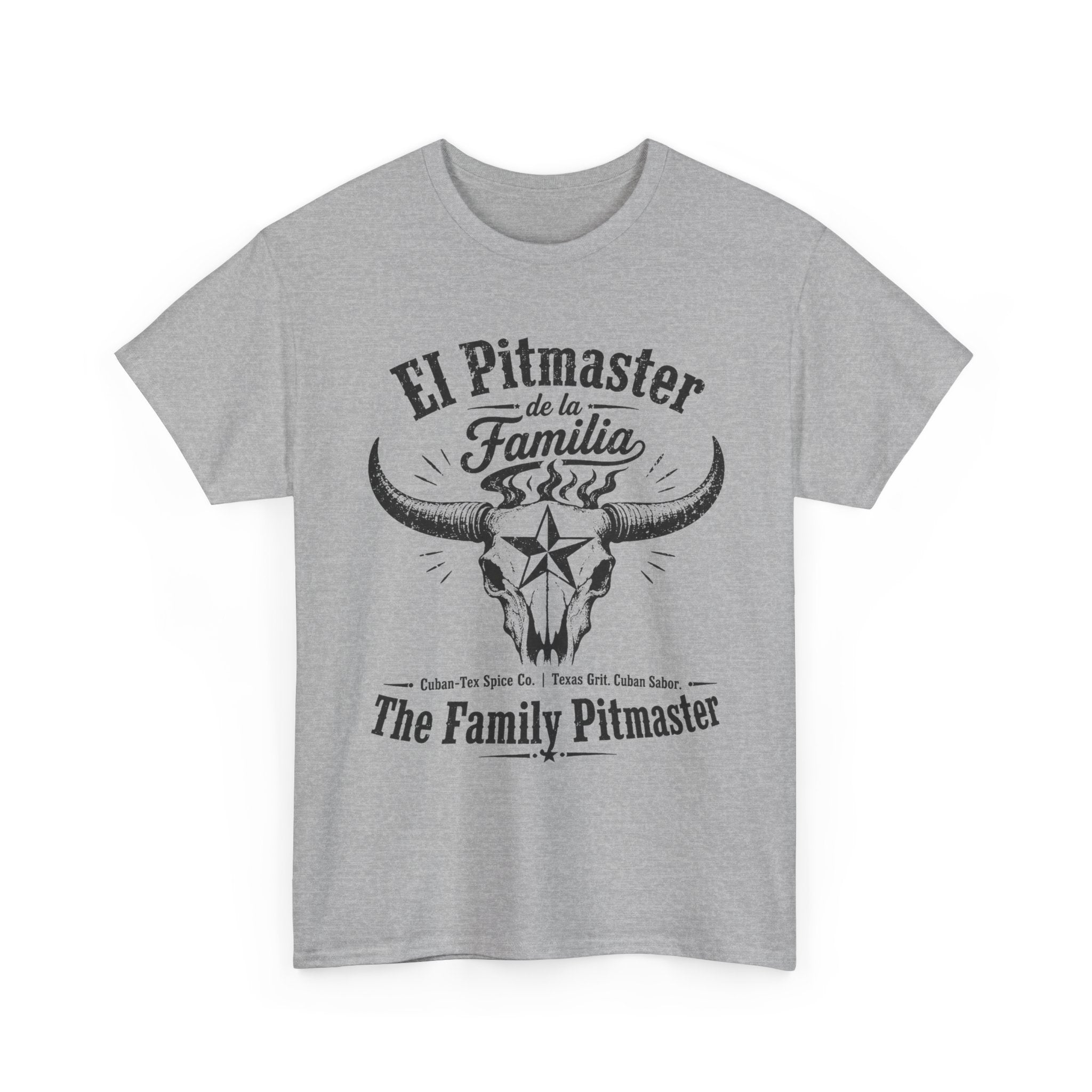 Pitmaster Tee — "El Pitmaster de la Familia" BBQ Grill Shirt