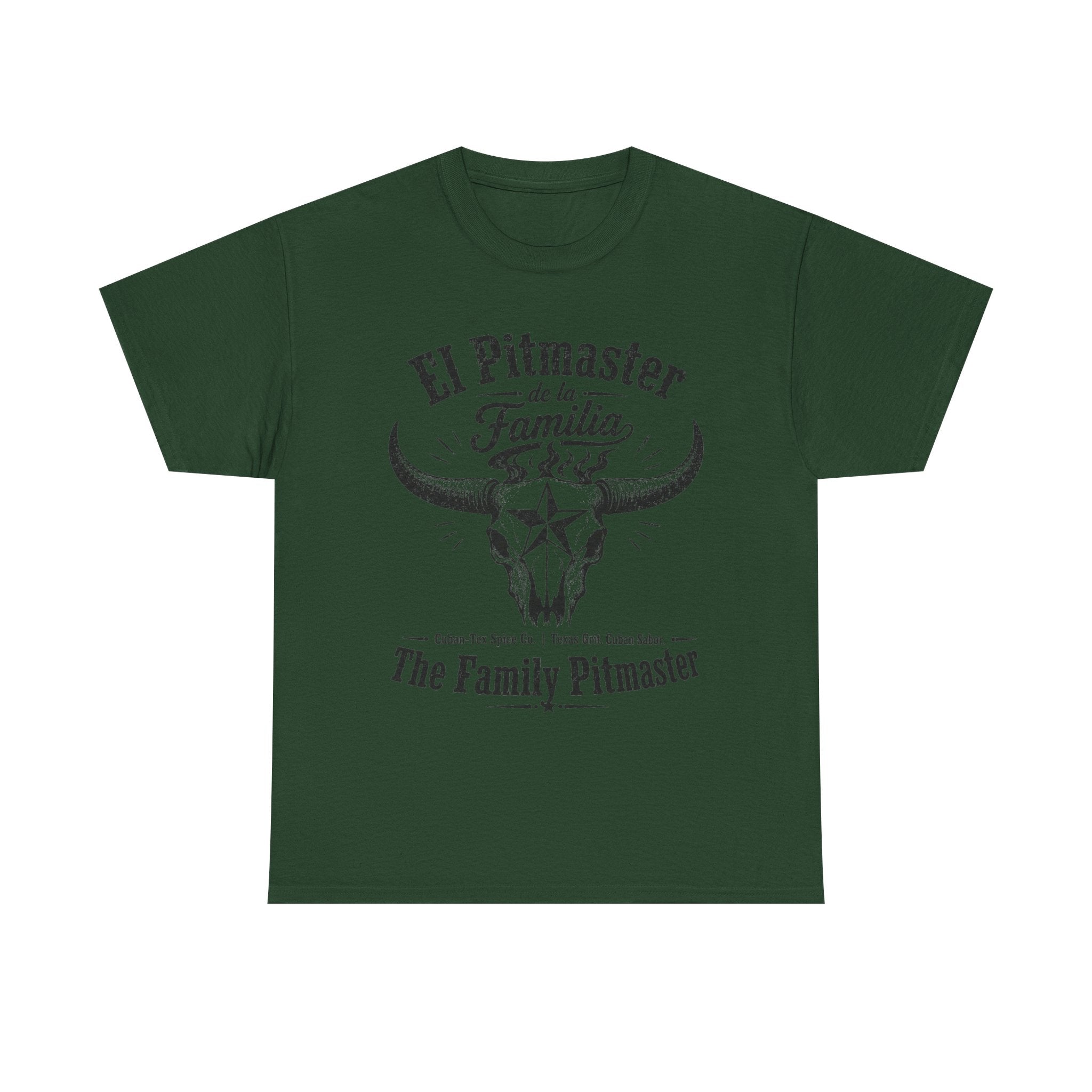 Pitmaster Tee — "El Pitmaster de la Familia" BBQ Grill Shirt