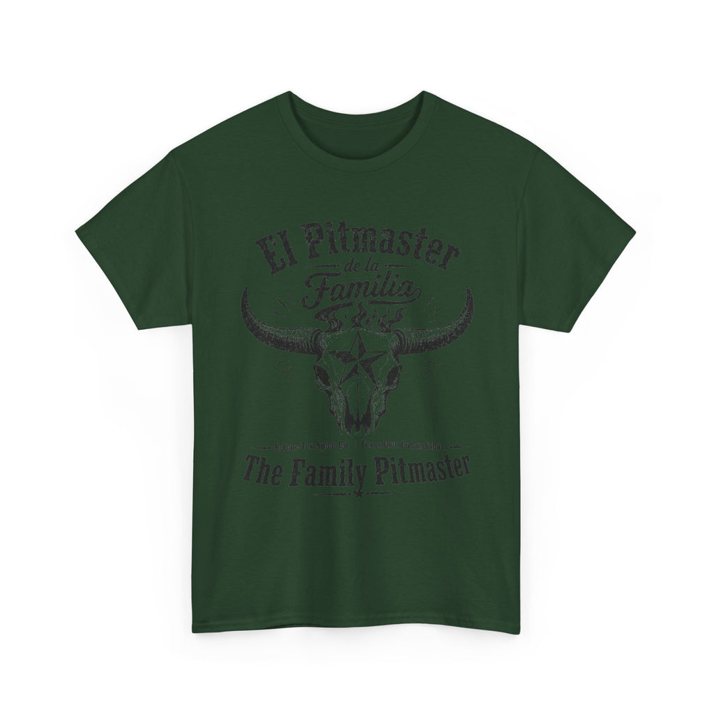 Pitmaster Tee — "El Pitmaster de la Familia" BBQ Grill Shirt