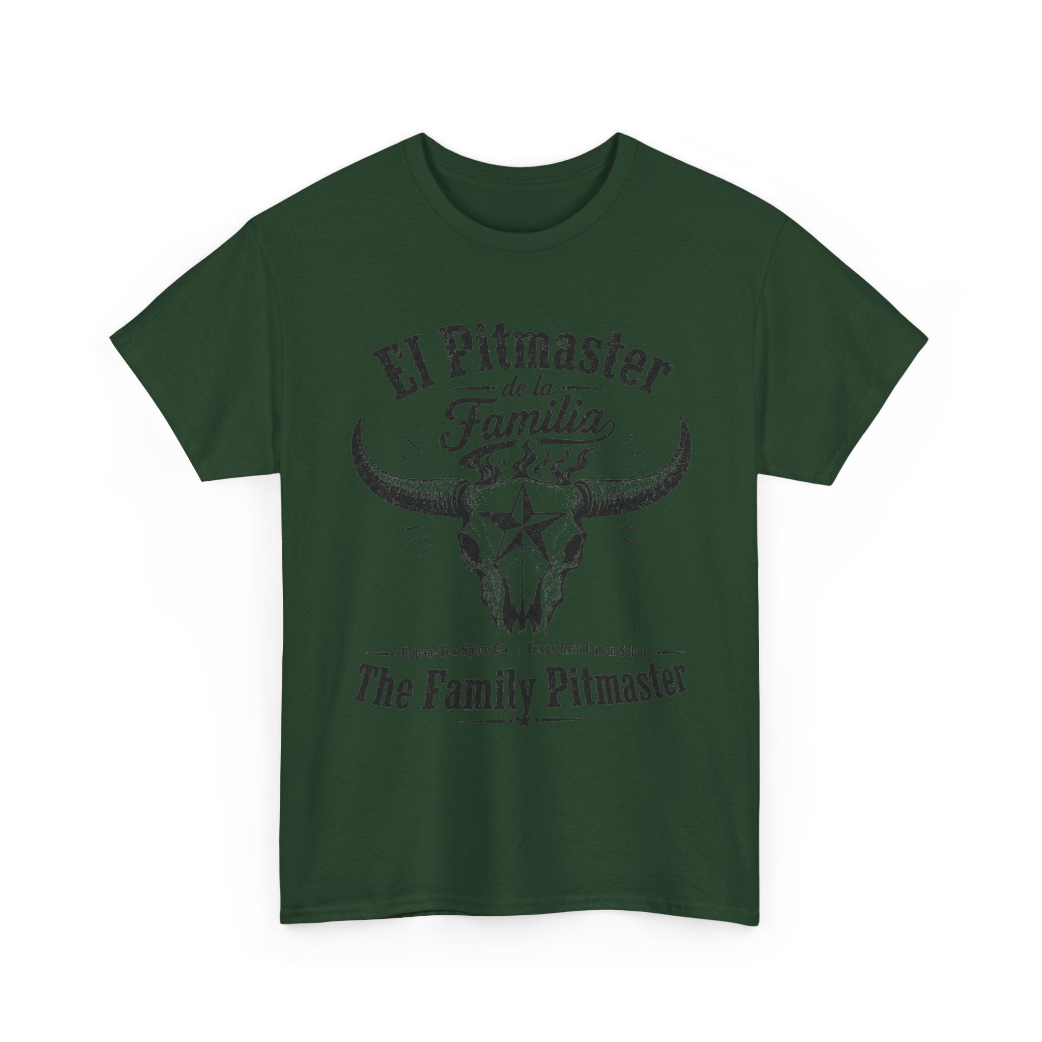 Pitmaster Tee — "El Pitmaster de la Familia" BBQ Grill Shirt
