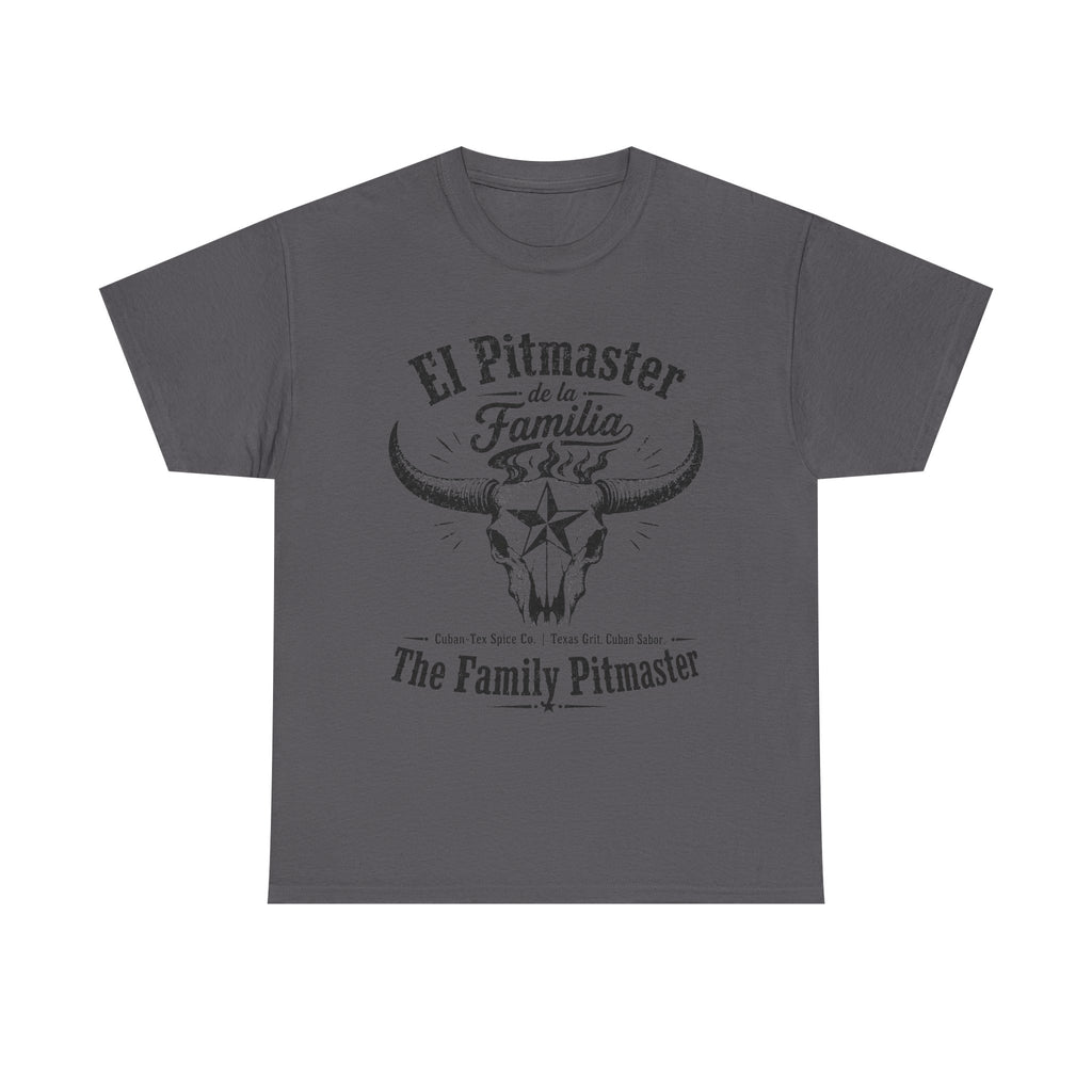 Pitmaster Tee — "El Pitmaster de la Familia" BBQ Grill Shirt