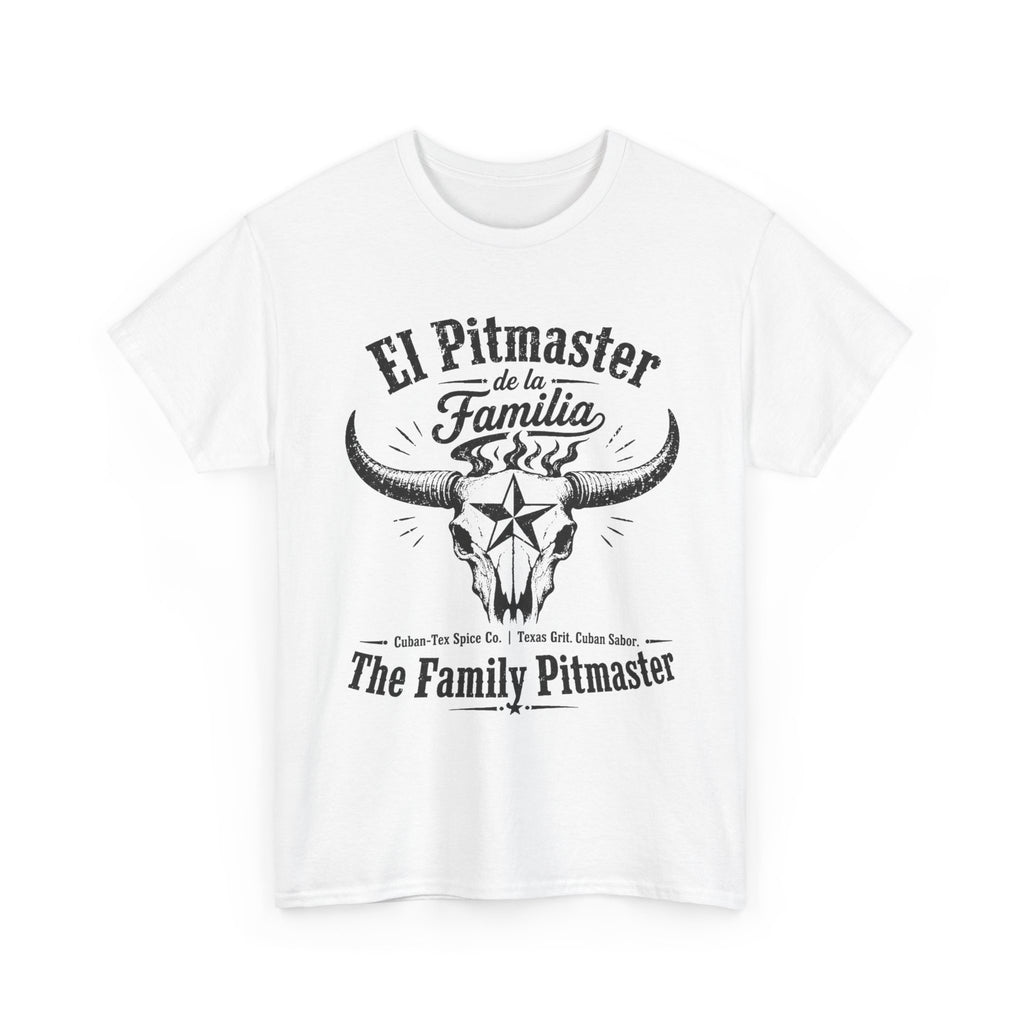 Pitmaster Tee — "El Pitmaster de la Familia" BBQ Grill Shirt