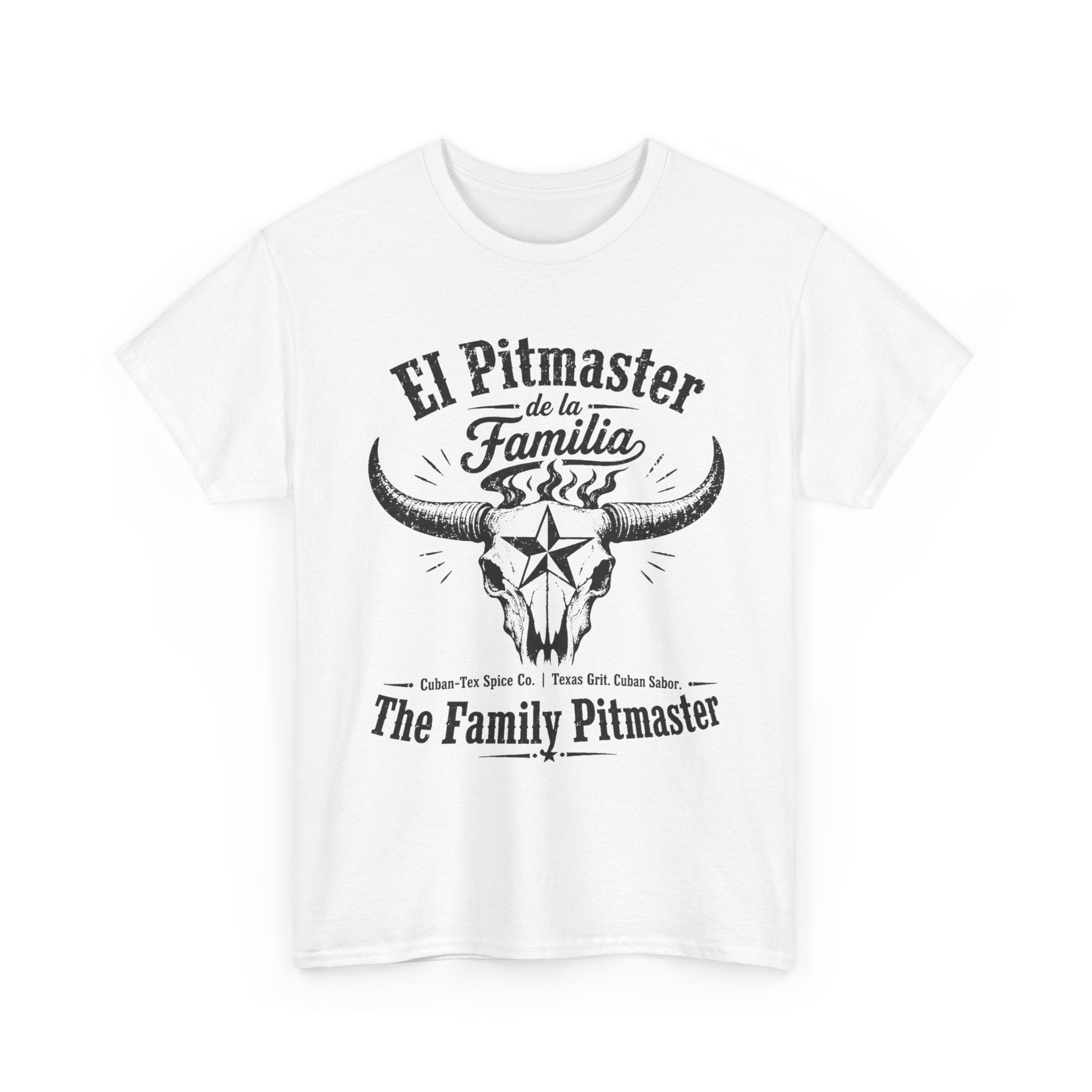 Pitmaster Tee — "El Pitmaster de la Familia" BBQ Grill Shirt