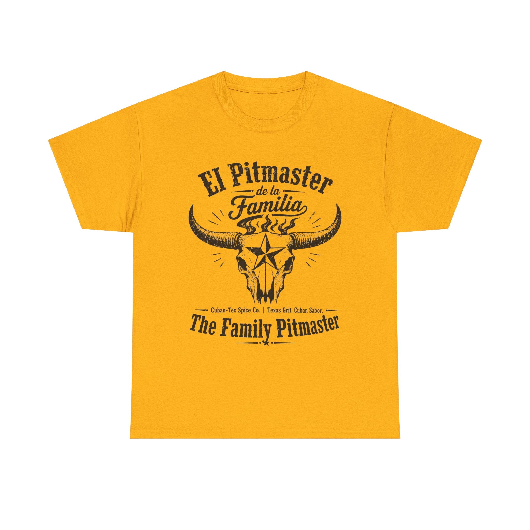Pitmaster Tee — "El Pitmaster de la Familia" BBQ Grill Shirt