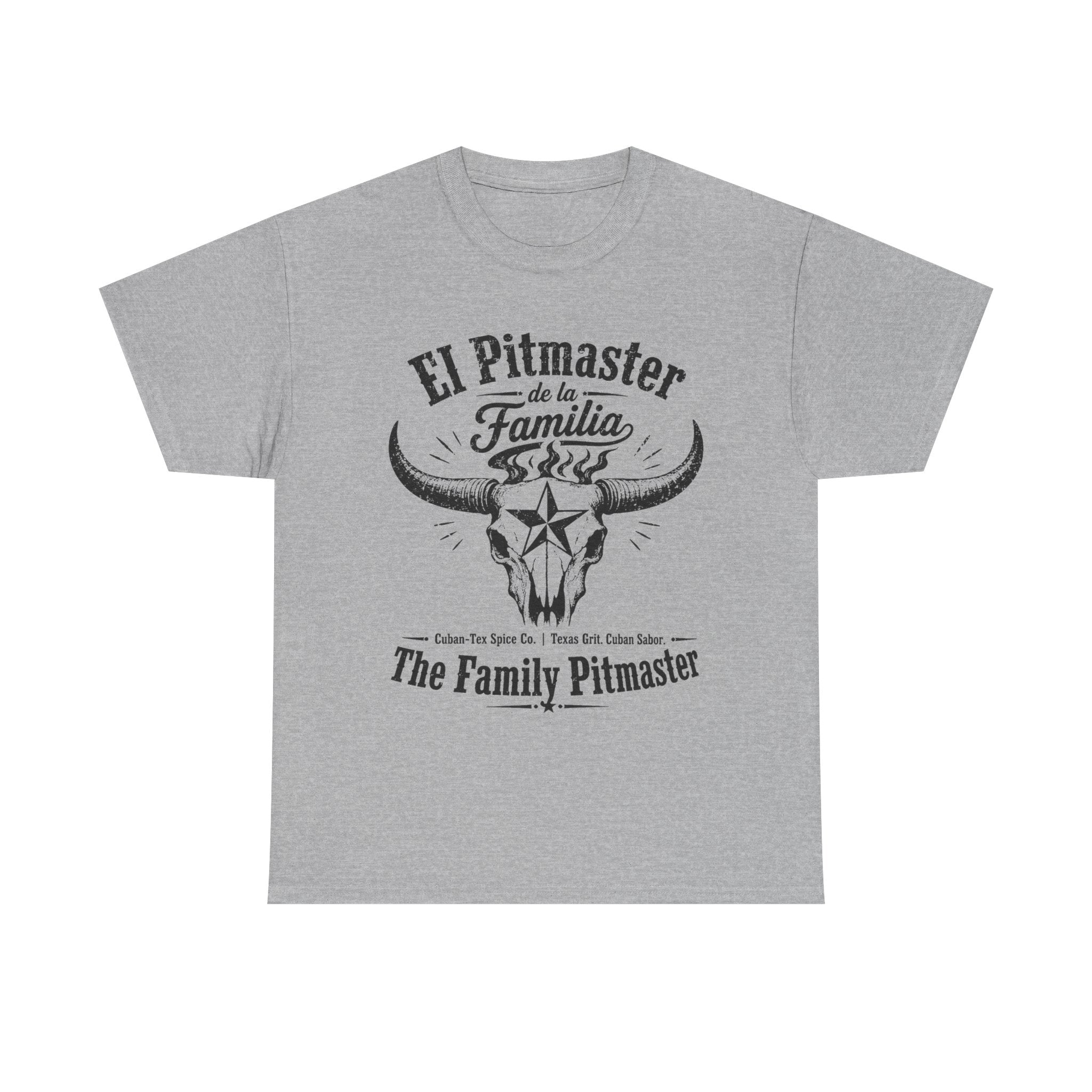 Pitmaster Tee — "El Pitmaster de la Familia" BBQ Grill Shirt