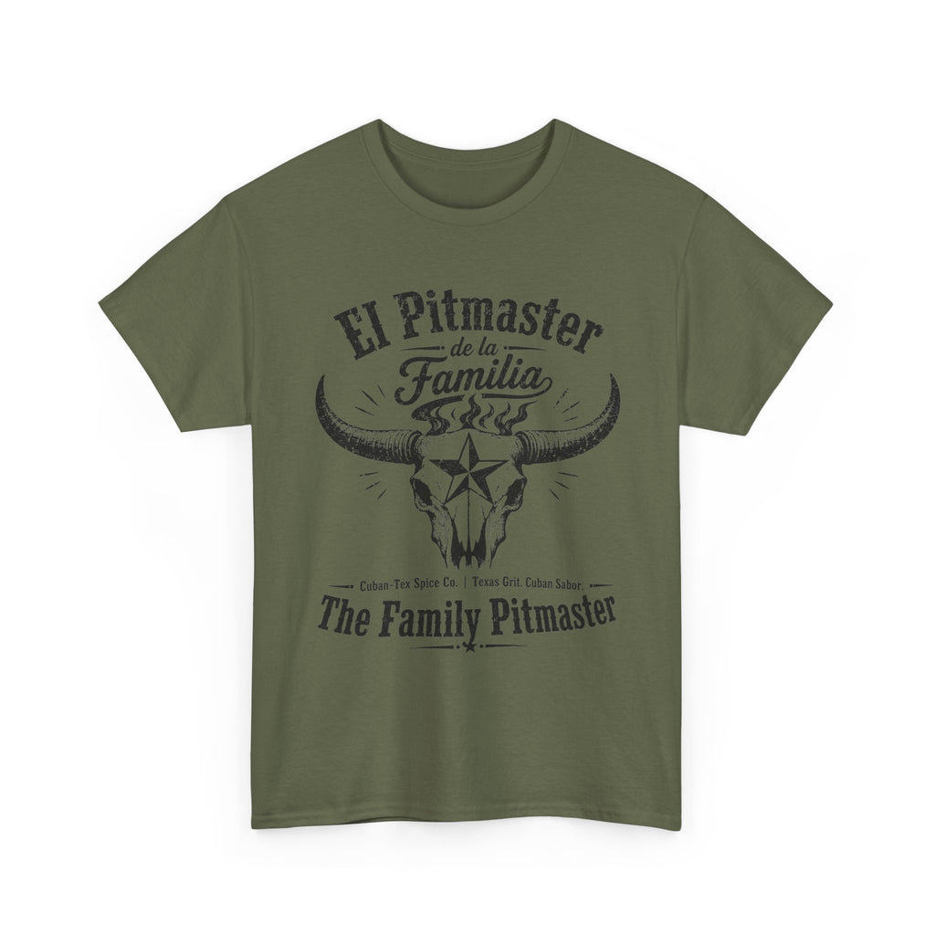 Pitmaster Tee — "El Pitmaster de la Familia" BBQ Grill Shirt