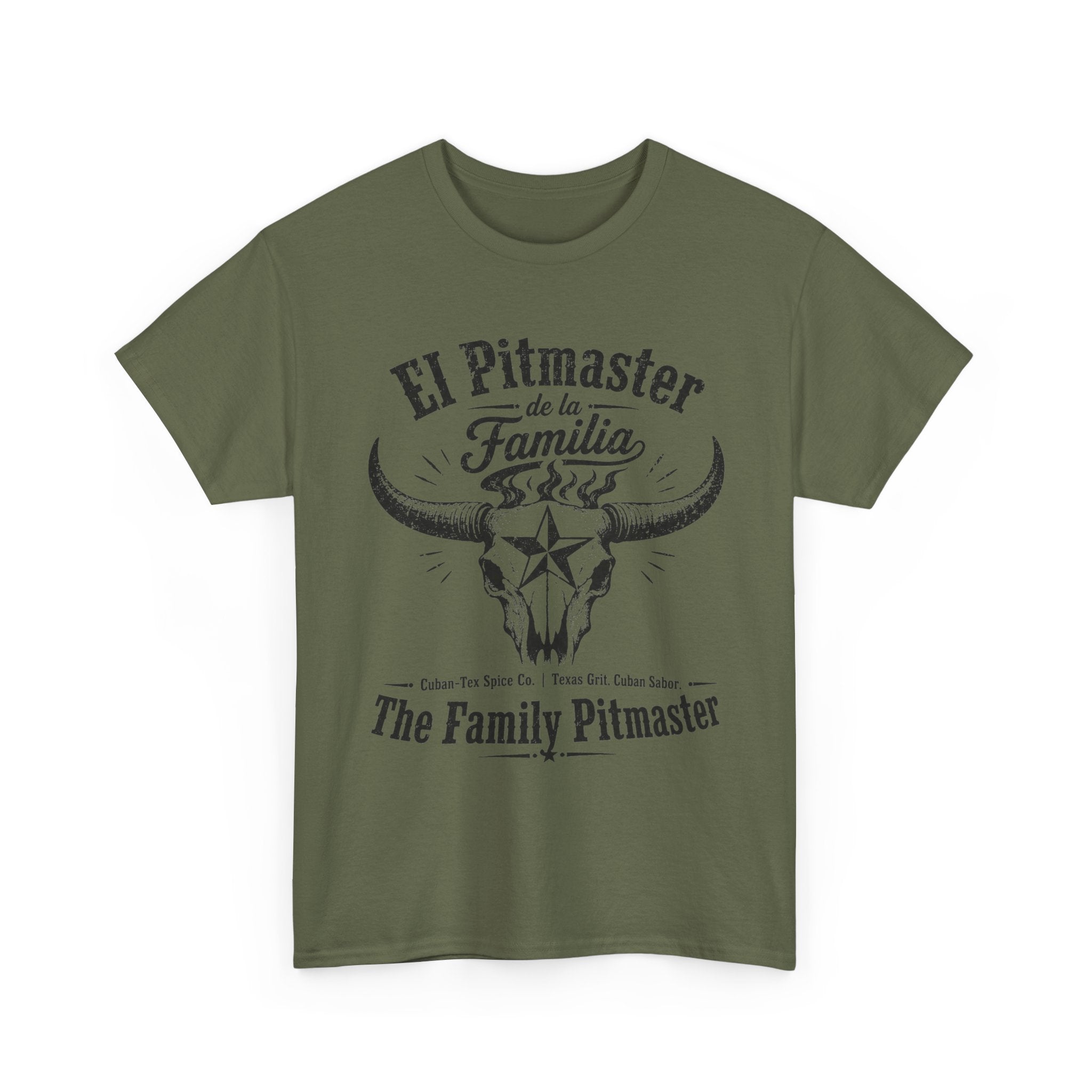 Pitmaster Tee — "El Pitmaster de la Familia" BBQ Grill Shirt