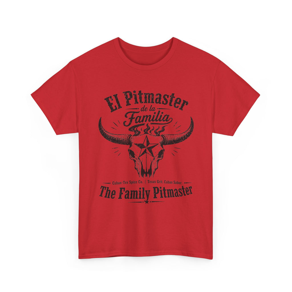 Pitmaster Tee — "El Pitmaster de la Familia" BBQ Grill Shirt