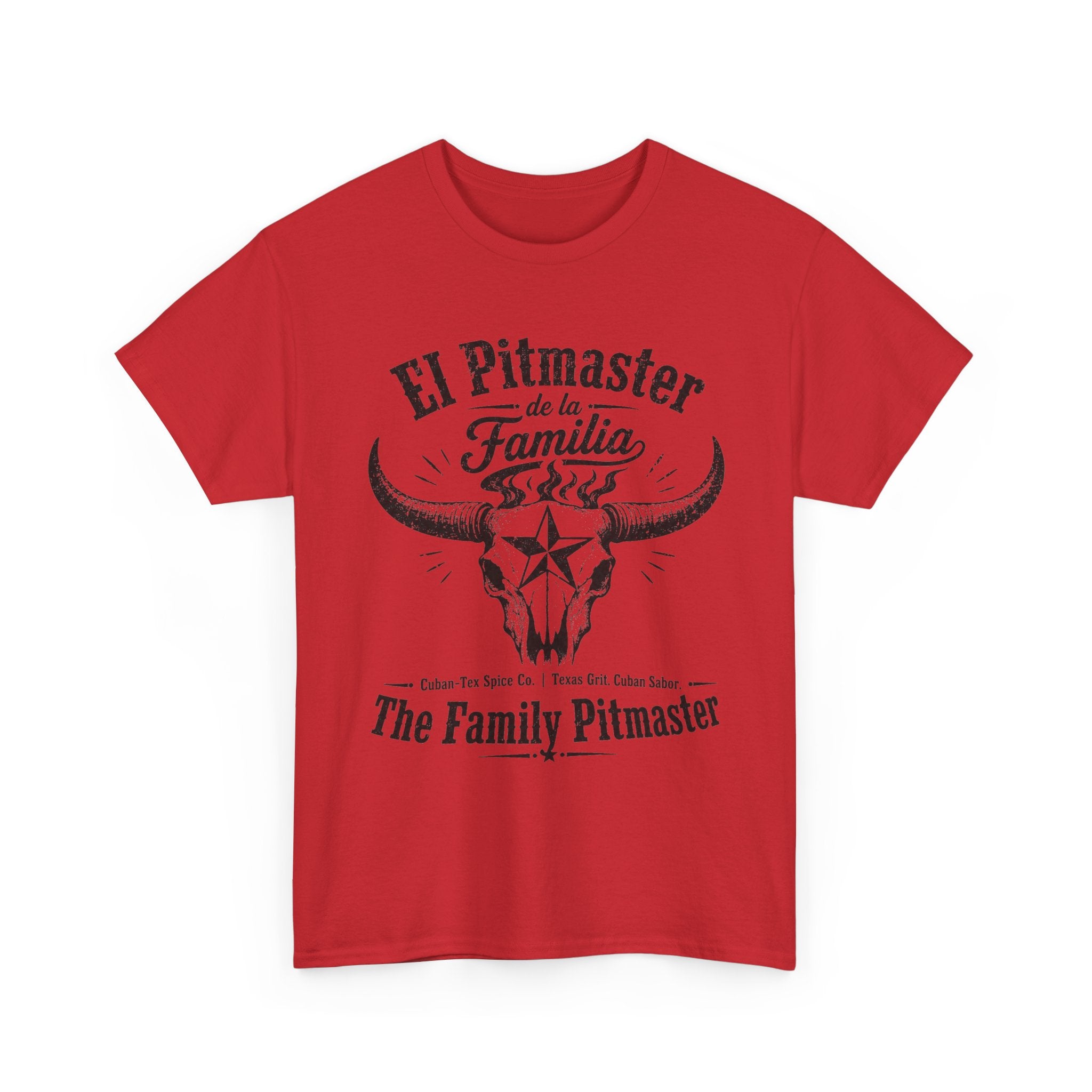 Pitmaster Tee — "El Pitmaster de la Familia" BBQ Grill Shirt