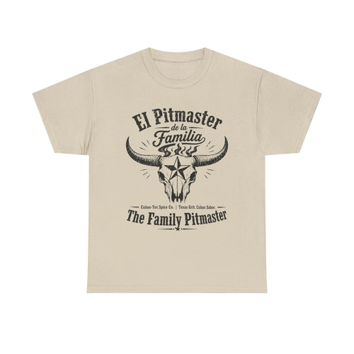 Pitmaster Tee — "El Pitmaster de la Familia" BBQ Grill Shirt
